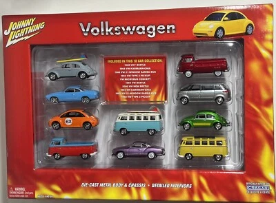Johnny Lightning *Volkswagen* Collection Box of 10 Vehicles NEW/VHTF - Image 1 of 3