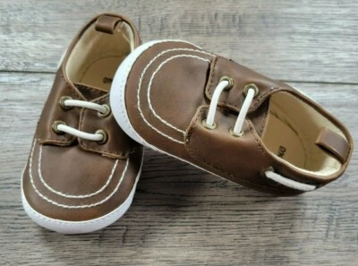 Bebé Niño Nuevo Sin Etiquetas Gymboree Talla 3 Mocasines Flores y Barcos Zapatos Foto 1 de 4