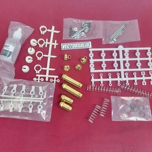ASC6042 Team Associated RC10 Vintage Buggy METALLIC KIT Front and Rear Shock Set - Picture 1 of 10