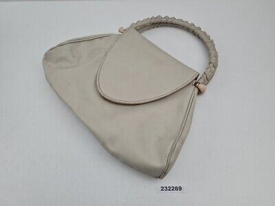 Damen Handtasche Tasche Mid Century 50er Jahre Beige Alt Antik #232269 • 16.09€