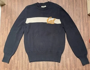 University of California "CAL" Blue CrewNeck Pullover Sweater Unisex Size Medium - Picture 1 of 4