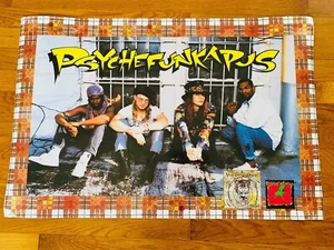 Póster promocional original de Psychefunkapus 1991 30x20 nunca colgado RARO póster funk metal - Imagen 1 de 8