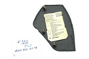 1996-1999 Mercedes E320 Dashboard End Cap w/Fuse Chart Gray LH OEM 2108800778 - Picture 1 of 3