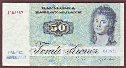 DENMARK  50 Kroner 1985 Cover