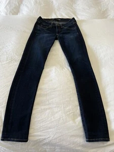 Veronica Beard Women’s SZ 24 Jeans Brooke Skinny Deep Blue Wash Mid Rise - Picture 1 of 10