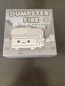 CHROME TRASH Dumpster Fire Vinyl Figure 100 Soft Kidrobot Exclusive NIB - Picture 1 of 6