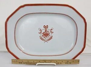 Spode Copeland Newburyport Rojo 14" Plato Med Trim Wear - Plato Barbacoa Verano - Imagen 1 de 4
