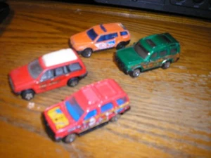 Nice Lot of 4 Vintage Matchbox SUV's Land Rover Nissan Xterra Free SHIPPING - Picture 1 of 4