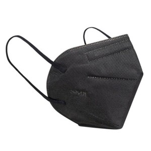 Black KN95 Mask Adult Size Protective 5 Layer Face Mask BFE 95% Respirator