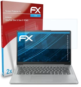 atFoliX 2x Screen Protector for Lenovo IdeaPad Slim 5i Gen 8 16 Inch clear - Afbeelding 1 van 8