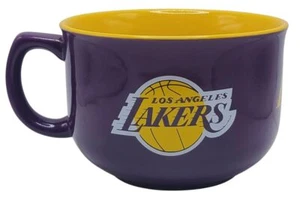 Licensed NBA Giant, Oversized Two-Tone 32oz Bowl Mug (Los Angeles Lakers) - Picture 1 of 3