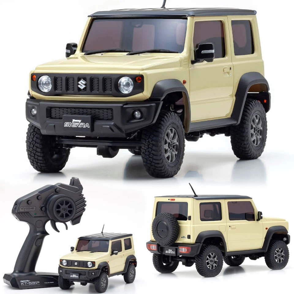 Coche de arrastre Kyosho 32523IV MINI-Z 4X4 Jimny Sierra gasa marfil metálico RTR Foto 1 de 4