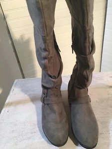 Womens Rampage Ram-Amelia  Size 9 M  Synthetic Suede  Boots 719 - Picture 1 of 12