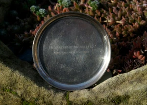 VINTAGE AUTOMOBILE CAR BOWL / PLATE # ADAC GAU NIEDERSACHEN 1961-62 925 STERLING - Picture 1 of 2