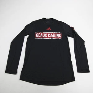 Louisiana Ragin' Cajuns adidas Long Sleeve Shirt Men's Black New - Picture 1 of 4