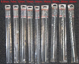 Bosch Impact Masonry 400mm Lunga, Dimensioni: 6,5, 7, 12, 13, 14, 16, 18, 20, 25mm - Foto 1 di 21
