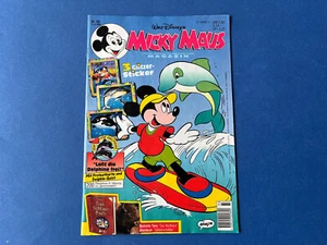 Micky Maus Heft Nr. 33 von 1994 mit 3 Glitzer Sticker - Bild 1 von 5