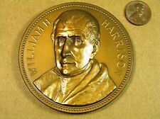 William H. Harrison Huge Bronze Inaugural Medal UNC Uncirculated,248 grams 76 mm