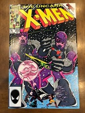 Marvel Comics Uncanny X-Men Issue #202 (1986) Secret Wars II Excellent Copy