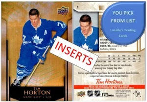 Cartes INSERTS hockey Tim Hortons Legends 2023 Upper Deck - à choisir dans la liste - Photo 1 sur 113