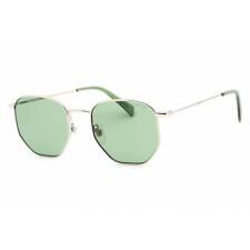 Levi's Unisex Sunglasses Palladium/Green Metal Geometric Frame LV 1004/S 0KTU QT