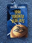 RARE 1996 Toronto Blue Jays Pat Gillick Regular season baseball schedule  - team