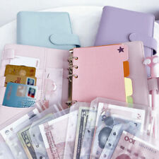 A6 Budget Binder Planer Geldumschläge Finanzplaner Notebook Notizbuch Taschen