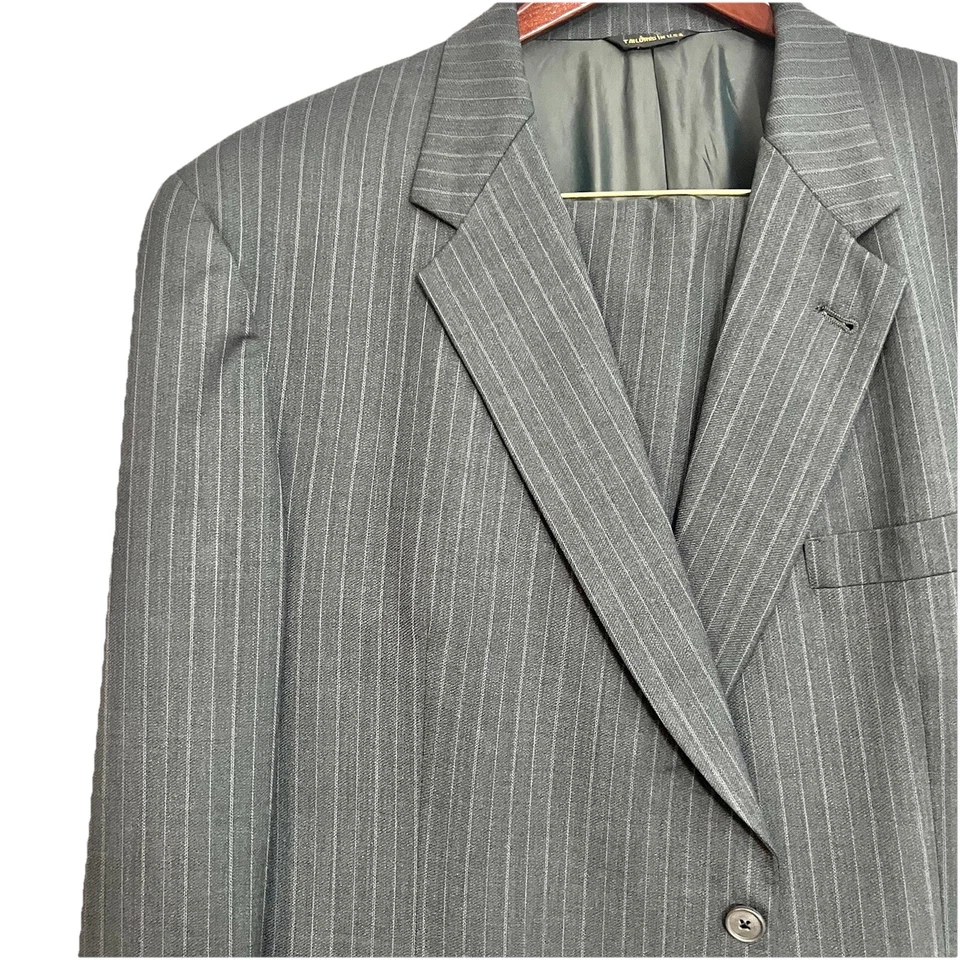 Traje de hombre talla 48L pantalones 43Wx29L Austin Reed London gris traje de 2 piezas Foto 1 de 4