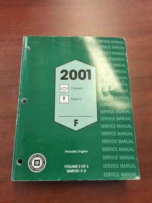 2001 Chevy Camaro & Pontiac Firebird Manual de Serviço Vol. Apenas 2 - Imagem 1 de 4