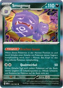 Pokemon Karte - MEW 151 - Smogmog - 110/165 - Holo - Deutsch -  Near Mint NM - Bild 1 von 1