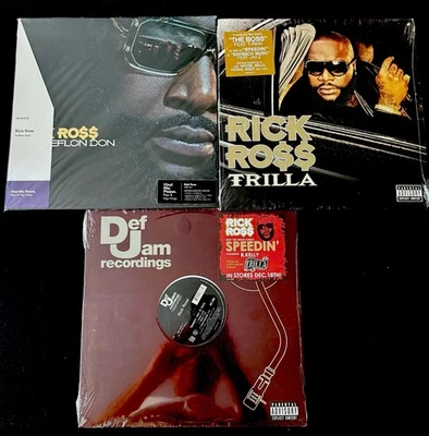 RICK ROSS Vinyl Lot X3. Teflon Don VMP Trilla Speedin NEW SEALED Foto 1 de 2