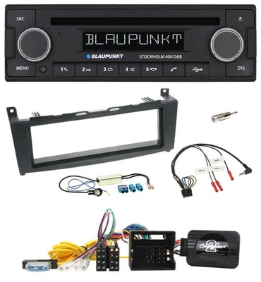 Blaupunkt Lenkrad Bluetooth DAB CD USB Autoradio für Mercedes C W204 S204 2007-2 - Bild 1 von 4