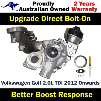 Upgrade Billet Turbo Charger For Volkswagen Golf 2.0L TDI 2012 Onwards - Image 1 of 4