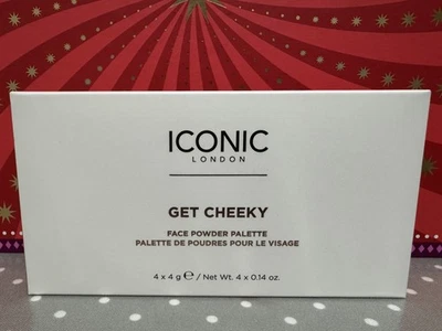 Iconic London Get Cheeky Face Powder Palette New Boxed - Blush & Bronze - 4 x 4g - Image 1 of 4