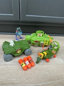 De colección 1988 TMNT Tortugas Ninja Piezas de repuesto Accesorios Vehículos - Imagen 1 de 9