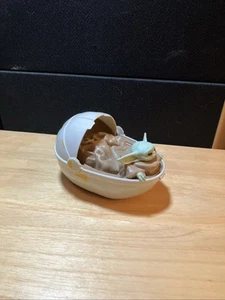 Star Wars Disney The Mandalorian Baby Yoda The Child In Pram Motorized NO REMOTE - Picture 1 of 7