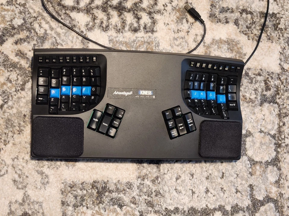 Kinesis Advantage 2 KB600 Wired Ergonomic Keyboard, Tested & Works - Image 1 of 2