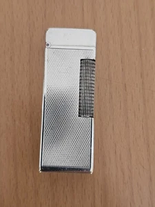 Dunhill Silver Smooth Top Barley Pattern Rollagas - Picture 1 of 22