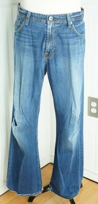 AG Adriano Goldschmied Jeans Mens 36x32 The Hero Irregular Distressed - Image 1 of 4