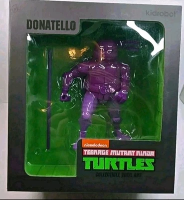 Figura Vinilo Púrpura Donatello Teenage Mutant Ninja Turtles KidRobot TMNT Nueva Foto 1 de 4