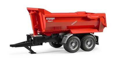 BRUDER 02225 - scala 1:16 - RIMORCHIO KRAMPE TANDEM RIBALTABILE - NUOVO - Immagine 1 di 4