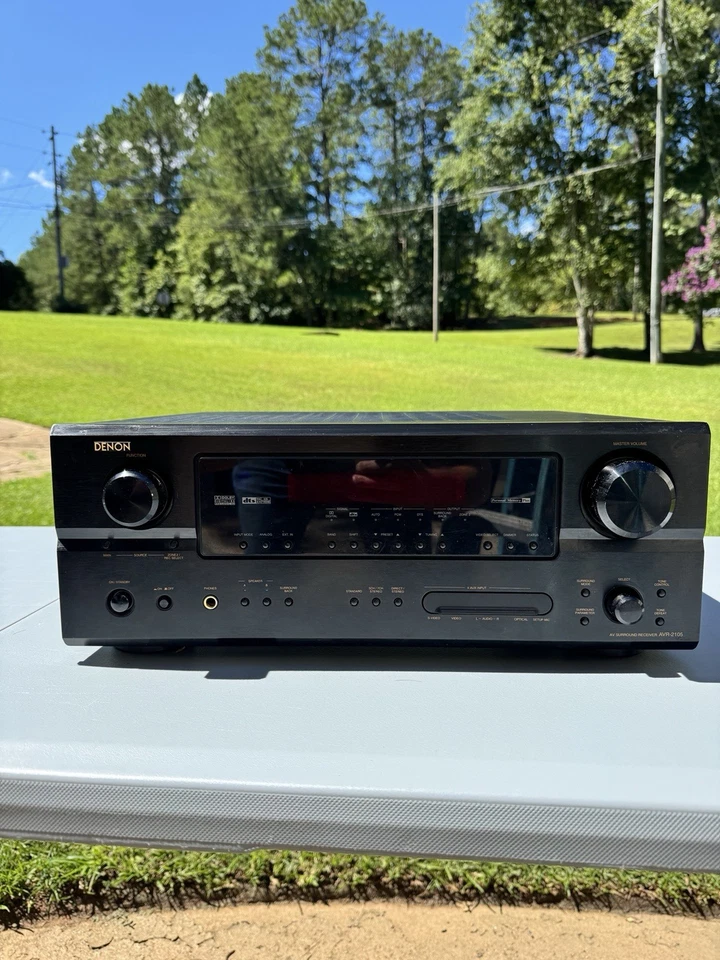 DENON AVR-2105 AV SURROUND RECEIVER  - Image 1 of 3