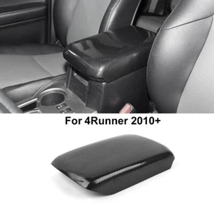 Center Console Armrest Box Panel Trim Cover Bezel For 4Runner 2010+ Carbon Fiber - Picture 1 of 10