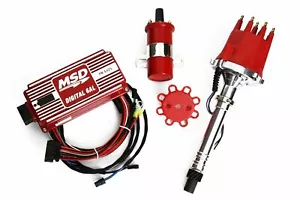 MSD Ignition 6AL Box w/ TSP Pro Billet Distributor & Coil Dodge 440 - Picture 1 of 1