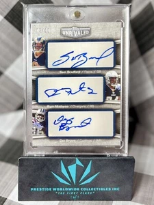 Bradford Mathews & Dez 2010 Unrivaled Triple Rookie Auto /10 #UTAR-BMB DAL Rams - Picture 1 of 2