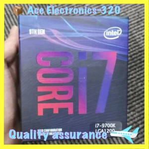 Intel Core i7-9700K 3.6 GHz Octa-Core SRG15 Processor / CPU (i7 9700K) *NEW* - Picture 1 of 5