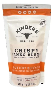 Mezcla de recubrimiento sazonado Kinders Buttery Buffalo Crispy Panko Blend 5 oz para niños - Imagen 1 de 1