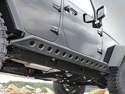 4 Door Rock Crawler Side Slider Armor Rocker Guards for 07-18 Jeep JK Wrangler - Image 1 of 2