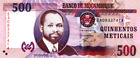 Mozambique 500 Meticais 2011 UNC Banknote P-153a Prefix EA Paper Money