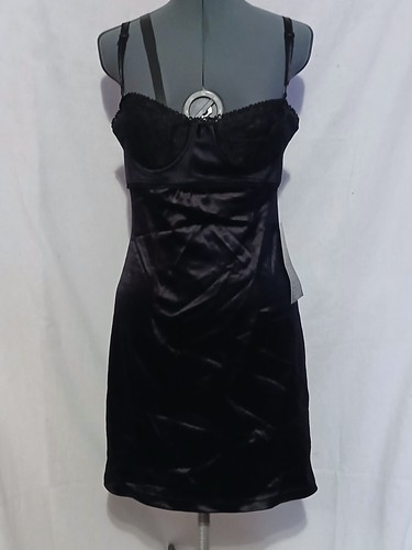 UNDERCOVER Abito da cocktail senza maniche Victoria's Secret collezione Hugo Buscati tg 12 Nuovo con etichette